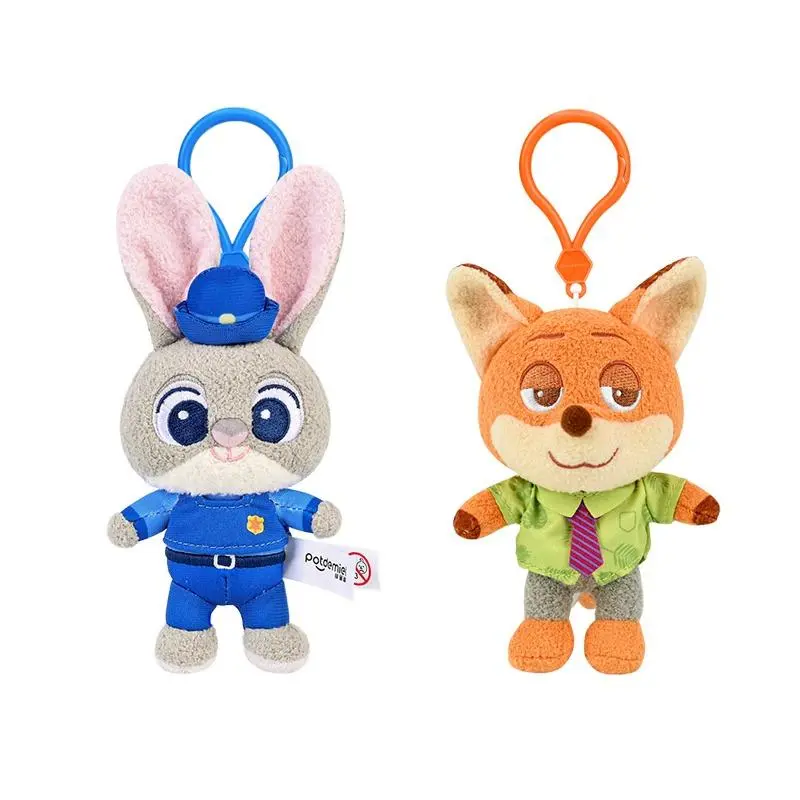 Disney Zootopia Nick Wilde Character Plush Keychain - Portable Judy Accessory, Cute Stuffed Doll Bag Charm, Ideal Christmas Gift for Friends, Cute Keychain Accessory, Key Chain Decorations, Christmas Gift Ideas, Aesthetic Keychain，Back To School