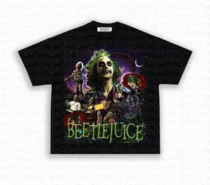 Vintage Beetlejuice T-shirt, Michael Keaton Horror Comedy Movie Merch Tee, Fashion Cotton, Full Colors, Full Sizes, For Men, For Women