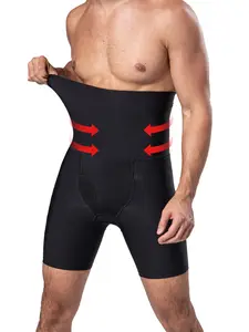 Men's High Waist Tummy Control Shapewear Shorts, High Stretch Shaper, Waist Trainer Shaper, Waist Girdle, Waist Trainer Cincher, Tummy Control Butt Lift Shaper for Men,tiktok shop,outfit,Body Shaper Leg Boxer Briefs