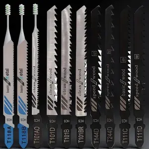 Curved Saw Blade Set, Durable Reciprocating Saw Blade Set, Multifunctional Saw Blade Combination for Wood, Plastic Cutting Tool