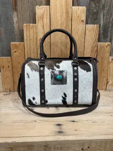 Cowhide Concho LARGE Speedy Bag!