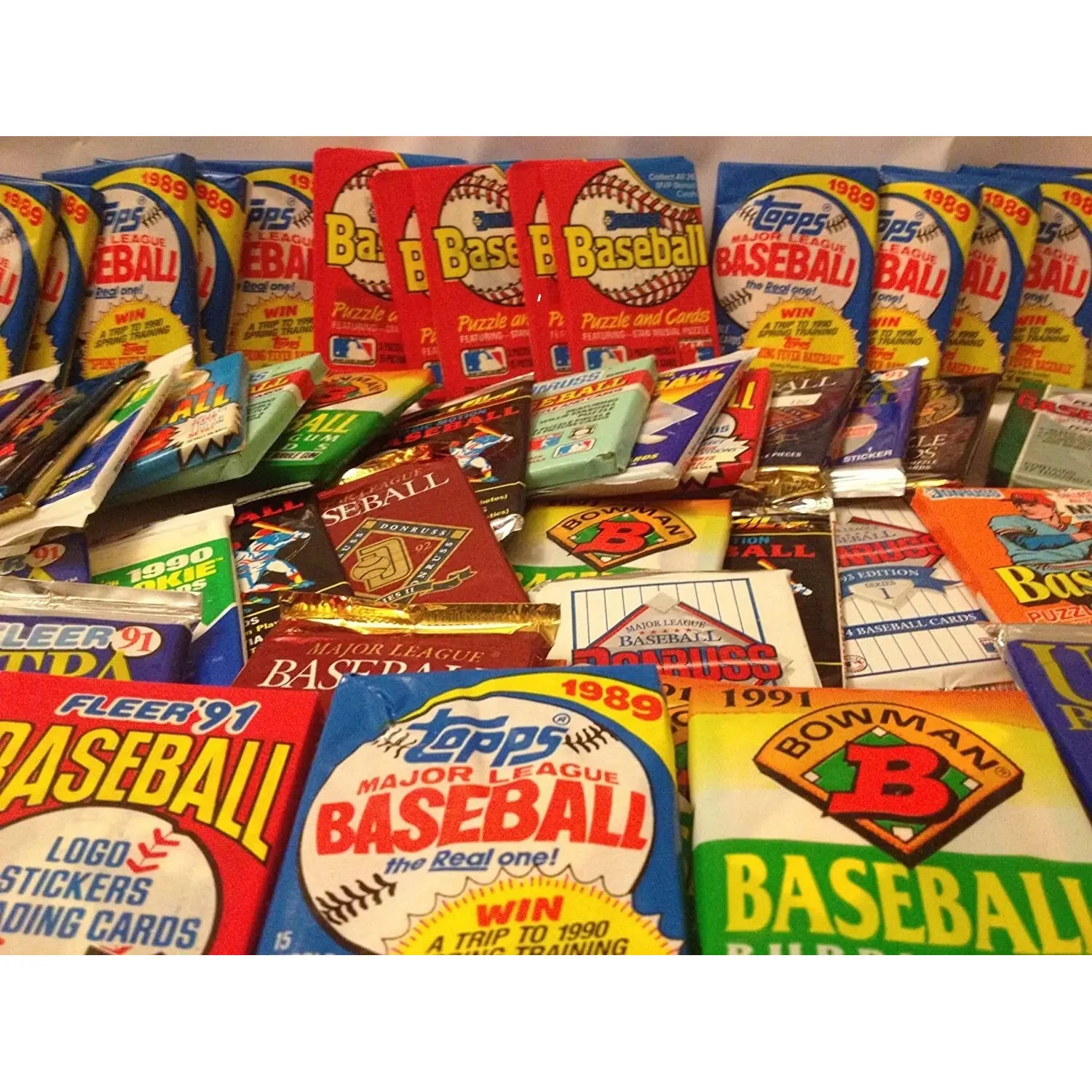 Classic Vintage Baseball Card Collection - 100 Unopened Sports Card Boxes, Blister & Wax Packs, Unique Collecting Opportunity for Enthusiasts, Blister Packs, Collector