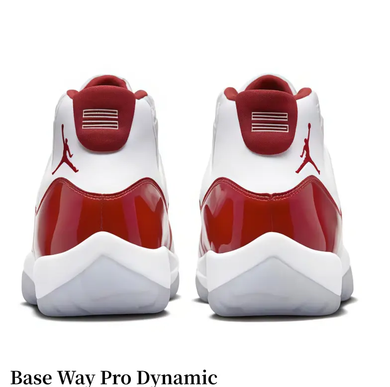 Classic Cherry Red & White Basketball Shoes | Breathable Mesh & Shock-Absorbing Sole Urban Trainers