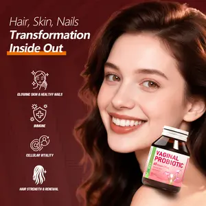 VORDLIFE Women’s Probiotics 60B with Prebiotics & Cranberry – Supports Vaginal pH, Gut Health & UTI Defense