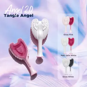 [Bestie Set] Tangle Angel 2.0 -Detangling Hairbrush-Haircare soft Bristles-Anti Static-Angel Wing design Comb Heatless