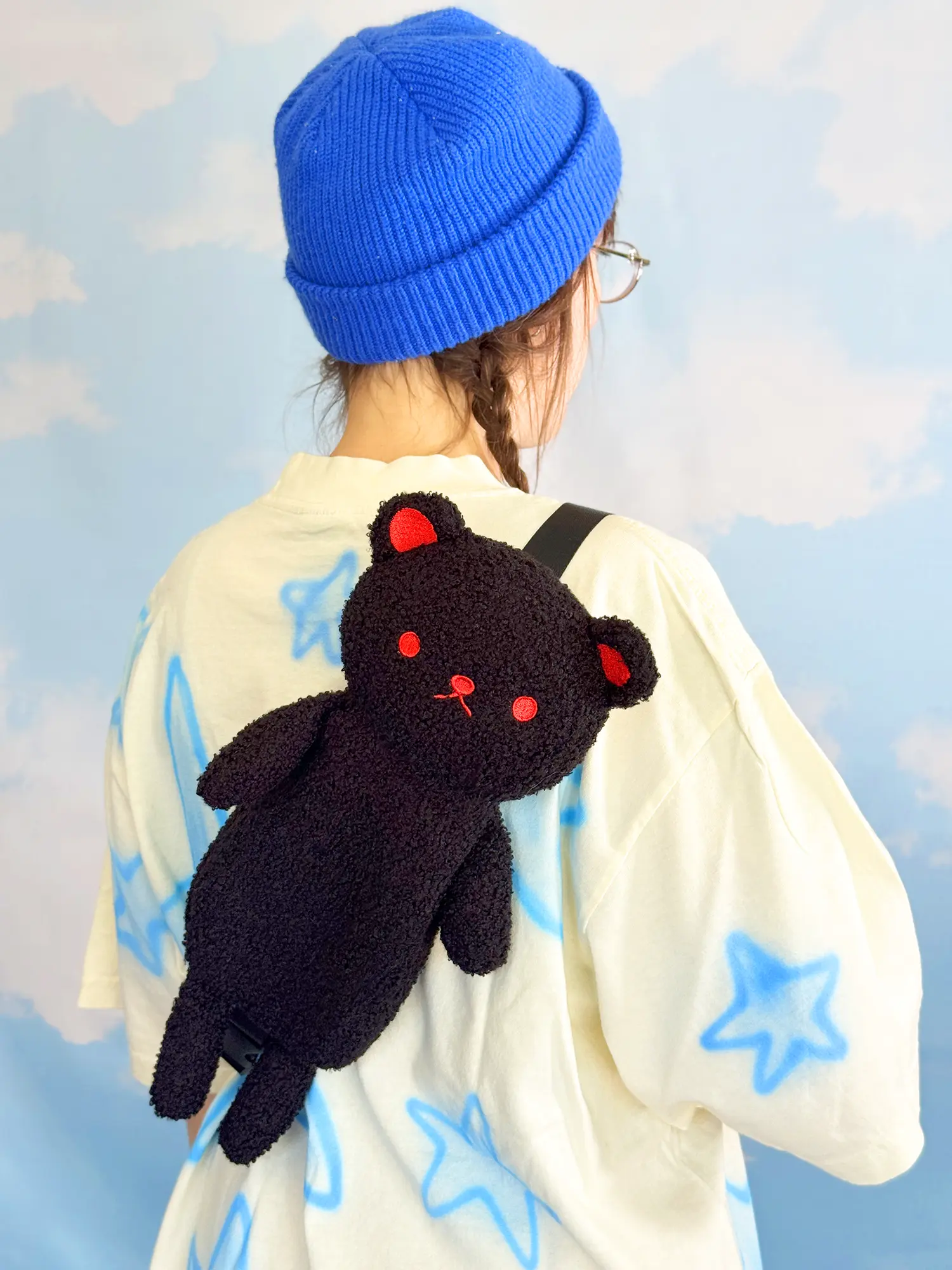 Black Bear Long Bag Crossbody Bag Black Bear Long Bag Crossbody Bag