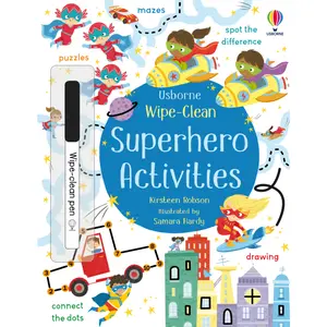 Wipe-clean Superheroes