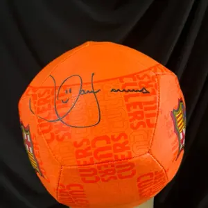 Dani Alves Hand Signed Soccer Ball