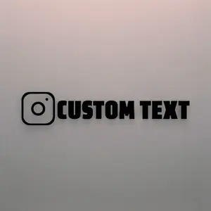 1 Custom Instagram tag for Car/SUVs/Motorcycles/Trucks/Vans/Boats