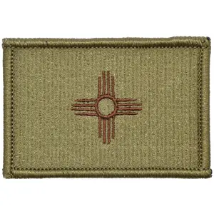 New Mexico Flag Fully Embroidered Patch - USAF OCP/Scorpion