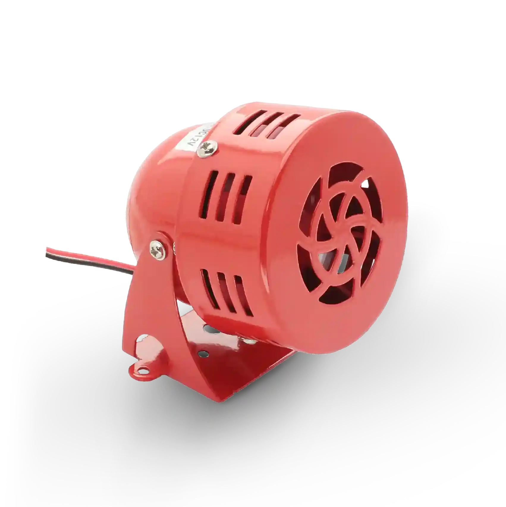 Shopcorp 12V Industrial Motor Alarm Bell Horn Sound Buzzer Siren, Decibel Security (116 Decibels)