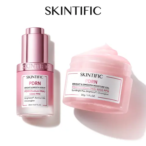 [New Launch] PDRN COMBO- SKINTIFIC PDRN Serum + PDRN Bright & Smooth Moisture Gel Instantly Hydrates & Plumps The Skin Coveted Glass Look