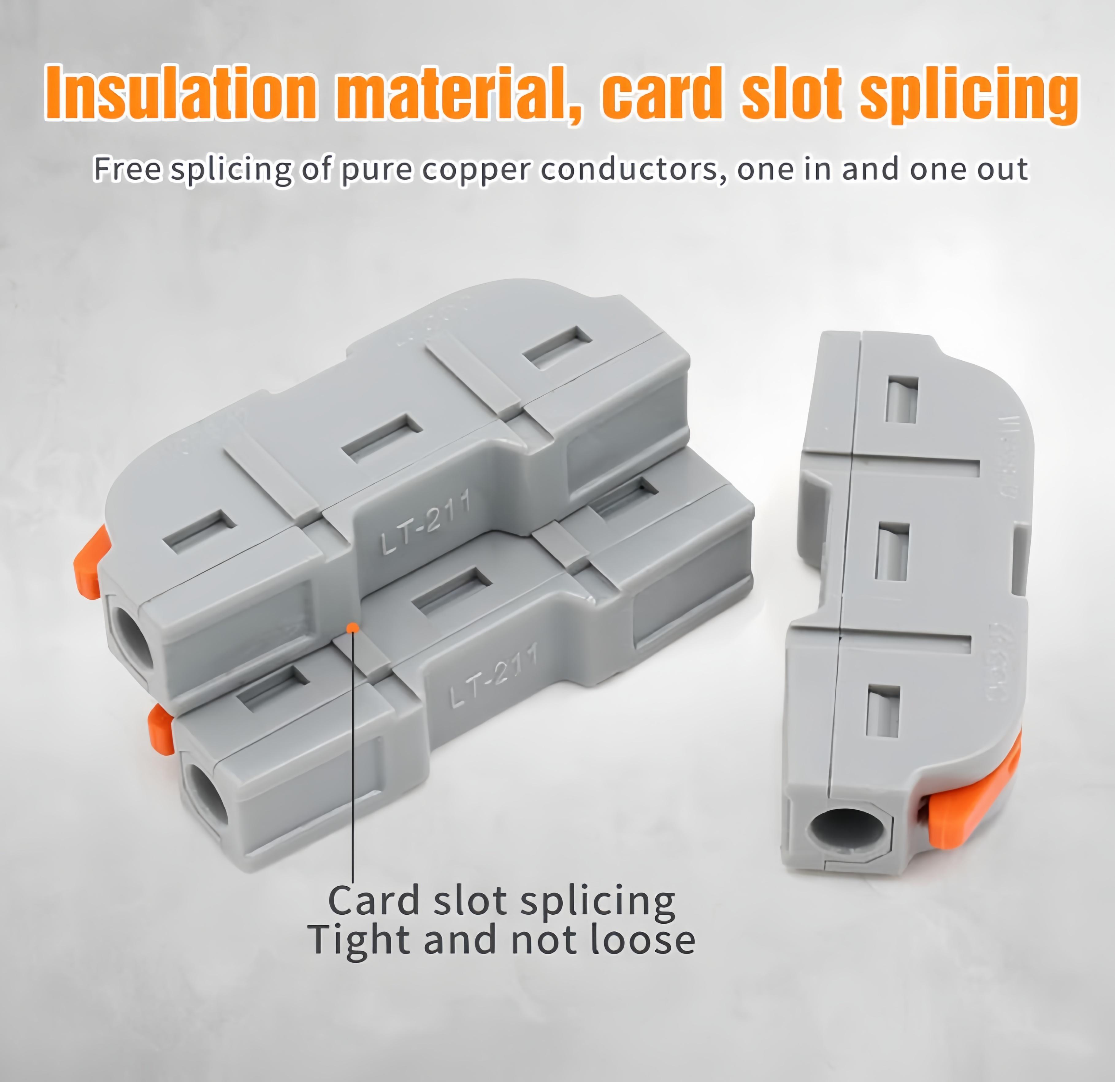 Single-Wire Interface Connector, LowWeekly DealsVoltage Wire Connector with Locking Buckle, FastConnect Plugs Led Light Strip Connectors, LeadStrip Automotive Wiring Electricity PowerDistribution Secure,DIY Modular Design for EasyAssembly by Hobbyists