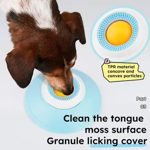 Pet Lick Bowl for Dogs Cats, Liquid Food Slow Feeder Lick Mats, Dog Licks Roll Ball, Non-Slip Licking Bowl Enrichment Toys for Dog Calming & Anxieties Relief