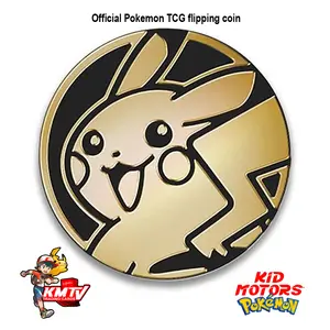 Pokemon Coin from The Trading Card Game - Rare Non-Prism Variant (Silver, Large Size)