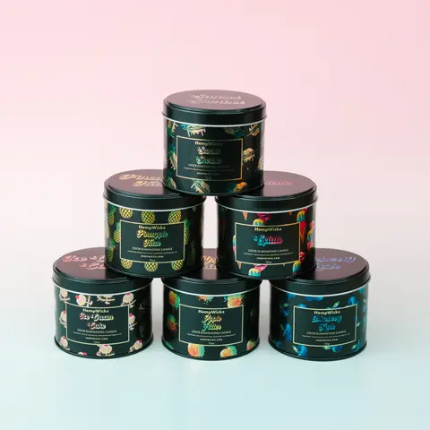 Hempwicks Candle - 8oz Reusable Tin Jar