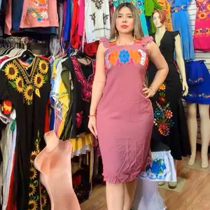 Vestido tirante tenango Vestido tirante tenango