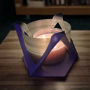 Translucent 3D-Printed Candle Holder