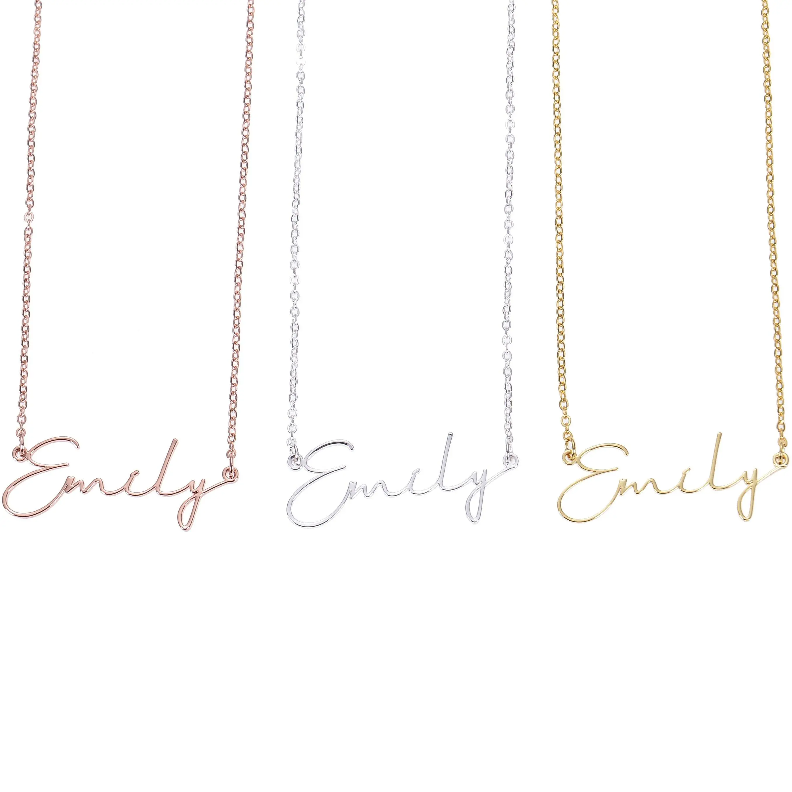 Personalized Cursive Name Necklace