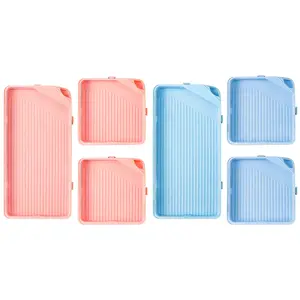 6 Pcs Rhinestone Tray Organizer Plastic Bead Sorting Trays Organizer Diamond Art Storage Containers Diamond Painting Accessories and Tools for DIY Art Craft