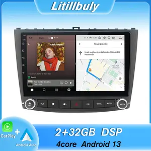 Car Stereo for Lexus IS250 IS300 IS200 IS220 IS350 2005-2012 touch screen has Android Auto Wireless Carplay, Bluetooth WIFI supports GPS Navigation