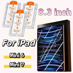 3-Pack Tempered Glass Screen Protector for Apple iPad Mini 8.3 Inch, 9h Hardness, Easy Install, Anti-Scratch, No Dust, No Bubbles
