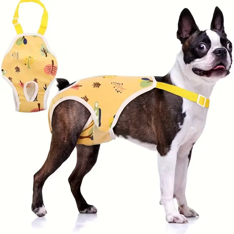 Reusable Washable Dog Diapers, Adjustable Menstrual Pants for Dogs, Breathable Mesh Design, Comfort Fit, Suitable for All Sizes