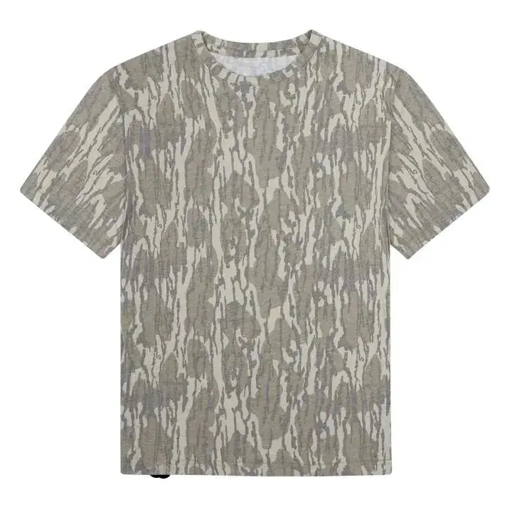 Mossy Oak Camouflage Washed Out Bottomland Tee – Camo T-Shirt for Men