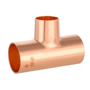 1" X 3/4" X 1" Copper Reducing Tee