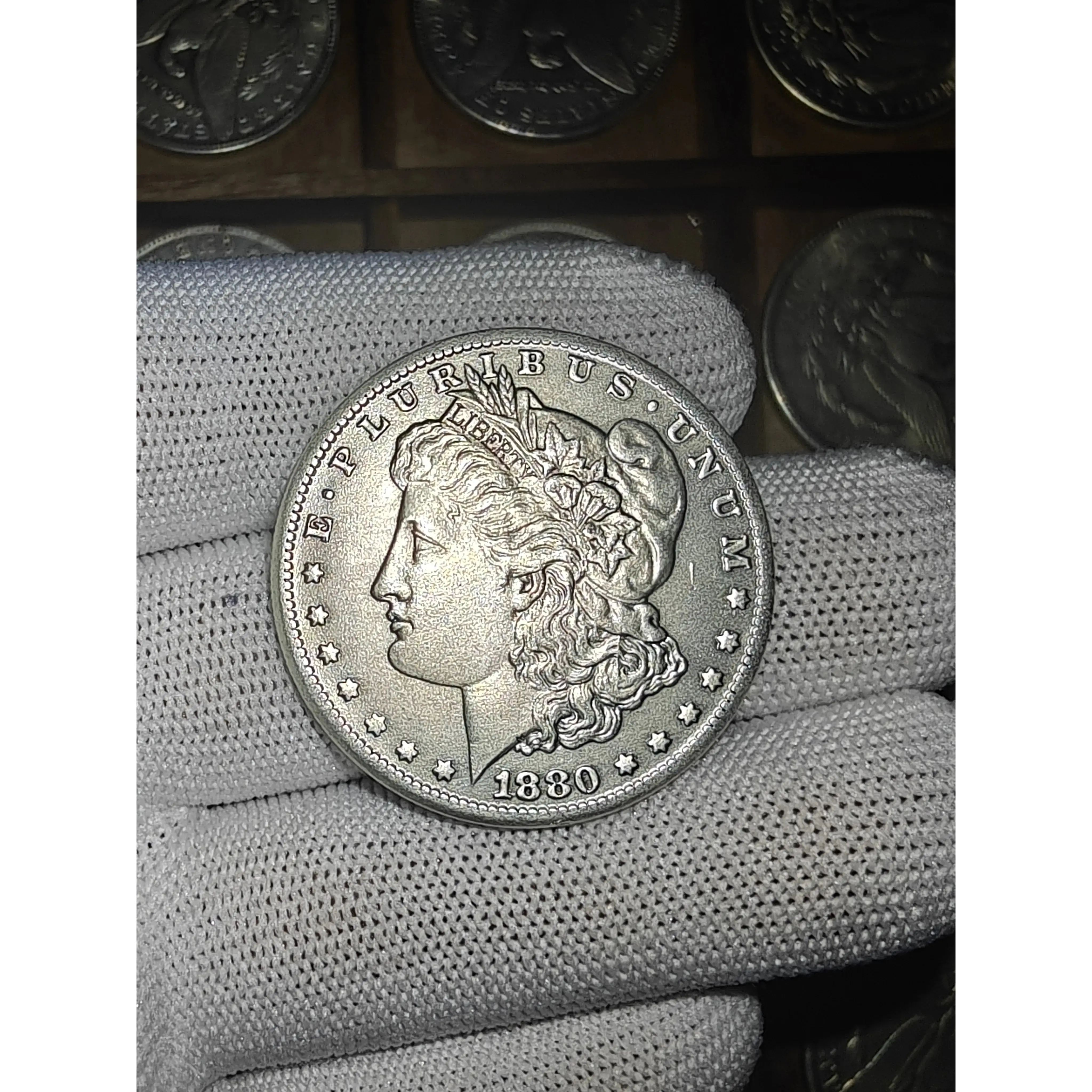 Encapsulated  1880-CC Morgan Collectible| Carson City Legacy Piece With Vintage Character Historic
