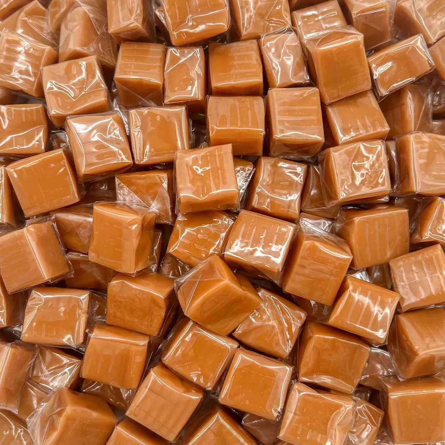 Caramel Candy Individually Wrapped, Vanilla Caramel Cubes, 2 Lb Bag | Chewy Caramels for Baking & Snacking