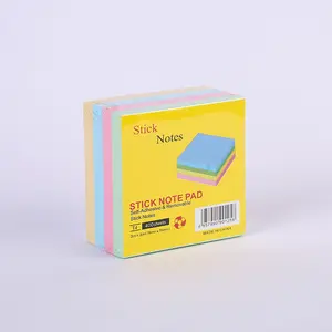Office Desktop Colorful Sticky Notes Pad, 400 Sheets Large Capacity Self-Adhesive Memo Pads, Reminder Notebooks for Office Use