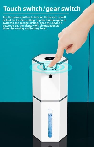 Automatic Foaming Soap Dispenser, 12oz Touchless & USB Rechargeable – 4 Adjustable Levels, Waterproof Sensor Soap Dispenser for Kitchen, Bathroom & Home Essentials