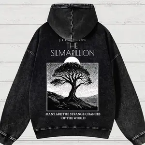 [2S]The Silmarillion Lotr Hoodies, Unisex Heavyweight Cotton Graphic Tee Top, Bodybuilding Fitness Streetwear Outfit, Gift for Him & Her Workout Lovers