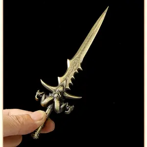 Frostmourne Gothic Vintage Zinc Alloy Letter Opener, Creative Unsharpened Desktop Tool, Essential Gear for Geeks & Collectors, Perfect Father's Day Gift