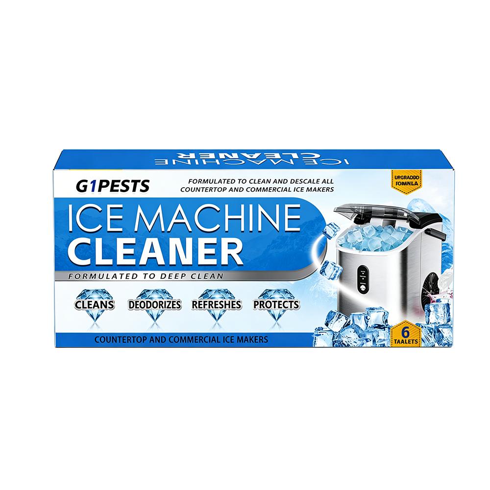 Universal lce Cleaner Tablets 6-Pack, Nickel-Safe Descaling Solution for All lce Makers, PowerfulScale Remover for Countertop lce Maker & Nugget lce Maker, Universal lce Cleaner to ExtendMachine Life & Keep lce Fresh & Clean ice machine