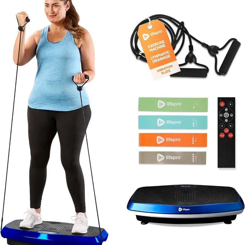 LifePro 3D Vibration Plate Machine 99 Speeds | Dual Motor Full Body Workout Platform Home Gym Fitness Trainer