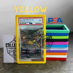 PSA High Quality Slab Bumper Guards  Vibrant Colors Perfect Fit for Card Protection Black Friday Sale Graded Guard Standard Case