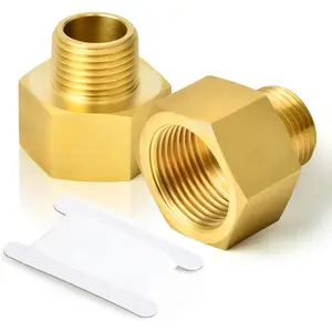 TAISHER Brass Pipe Fitting, Reducer Adapter, Male Pipe x Female Pipe