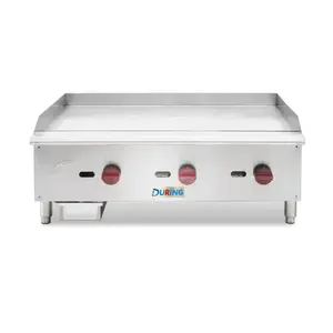 Westlake EGG-36S 36" Countertop Gas Griddle - 3 Burner, 90,000 BTU Stainless Steel