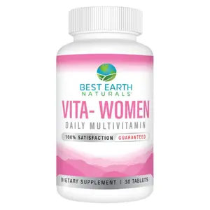 Vita-Women Multivitamin - Comprehensive Nutritional Support for Women with B Vitamins, Antioxidants, and Herbal Extracts - 30 Tablets