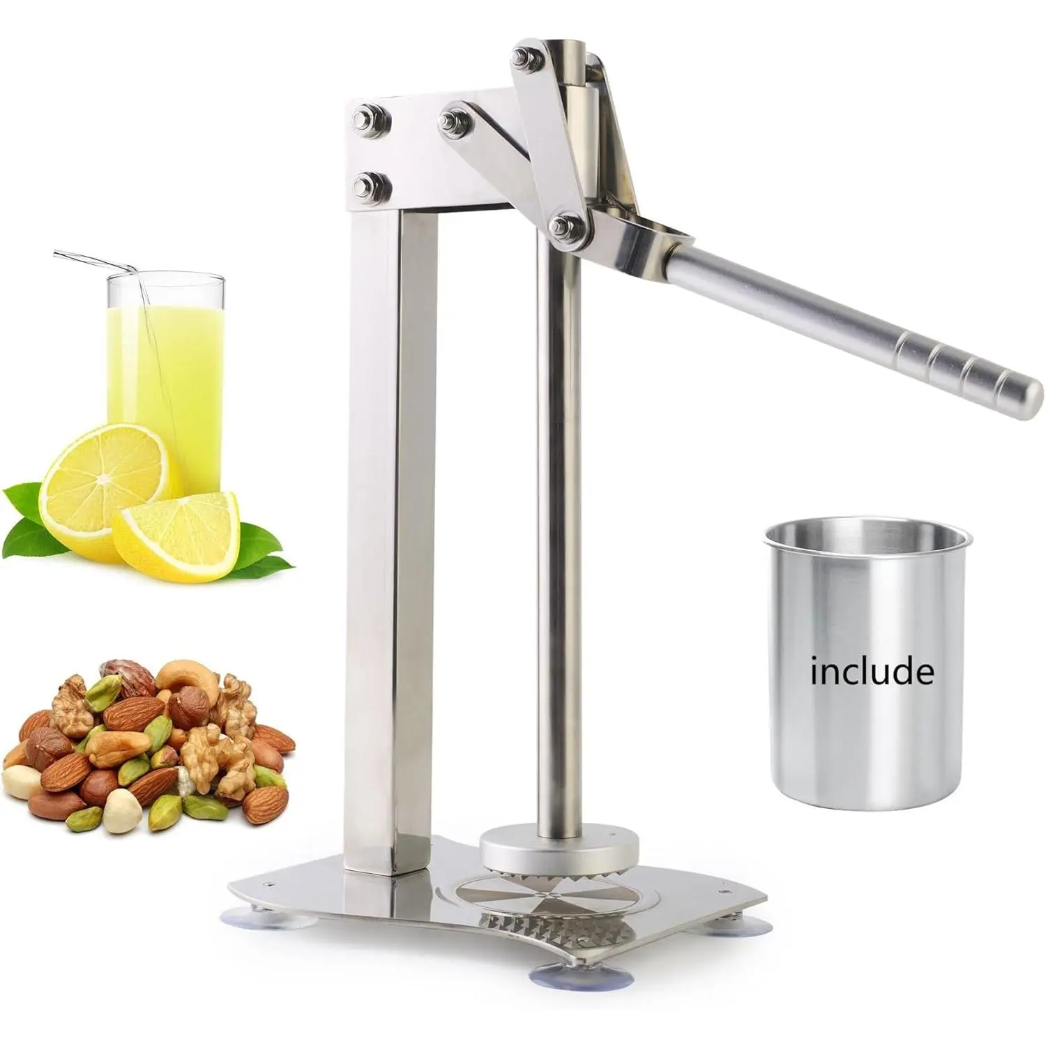 Manual desktop heavy duty lemon smasher orange juicer lemon squeezer citrus juicer fruit  lime extractor nut  for fruit and nuts(WN014)