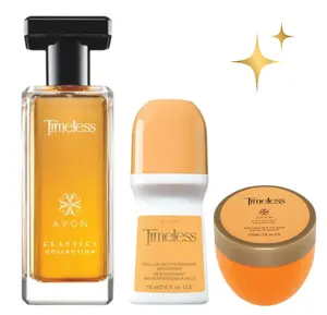 Timeless Classics Set Perfume + Deodorant + Body Cream AVON