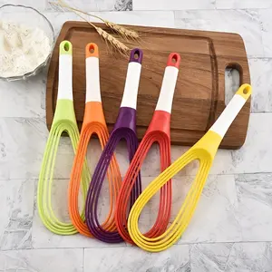1pc, Twist Whisk, 2-In-1 Collapsible Balloon and Flat Whisk, Bakeware, Baking Tools, Kitchen Gadgets, Kitchen Stuff, Kitchen Accessories, Home Kitchen Items