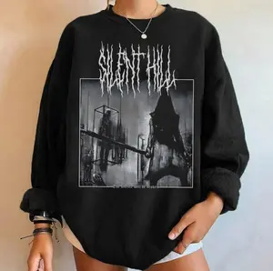 Silent Hill 2 T-Shirt, Vintage SH2 T-Shirt, Unisex Pyramid Head Konami Metal Horror Video Game Tee, Scary T-Shirt