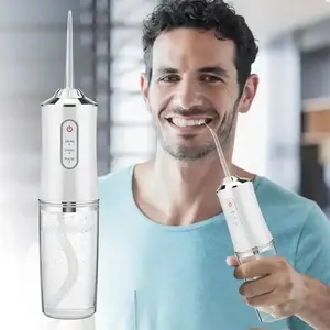 Portable Oral Irrigator, Rechargeable USB Travel Cordless Water Flosser, Lithium Ion Battery, 800mah Capacity, New Model A10, Ideal for Oral Cleaning