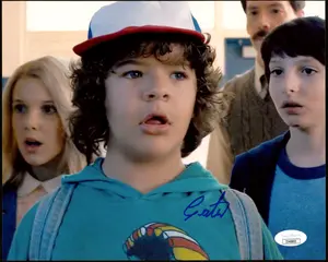 Gaten Matarazzo Signed "Stranger Things" 8x10 Photo (JSA COA) Dustin Henderson