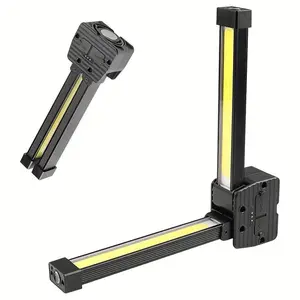 180° Rotate Gym Lamp for Posing,Magnetic Work Light with Hang Hook Camping Lamp,USB Power Bank LED Handheld Flashlight