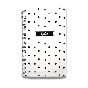 Black and White Polka Dots Notebook