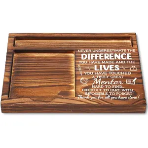 Mentor Gifts for Women, Men, Mentor Appreciation Gifts, Mentor Thank You Gifts, Mentor Retirement Gifts for Women, Best Mentor Office Desk Decor Gifts Self-Stick Note Pad Holders YB403